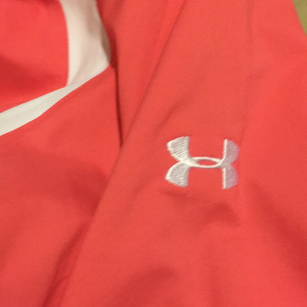 Under Armour 1/2 Zip Pullover Jacket Wind Breaker - image 8